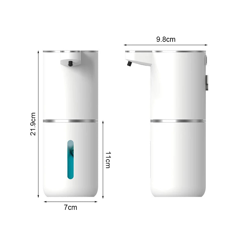 380ml Touchless Liquid Soap Dispenser Foam USB Wall Mounted Smart Display Automatic Infrared Sensor Soap Dispensers Hand Washer
